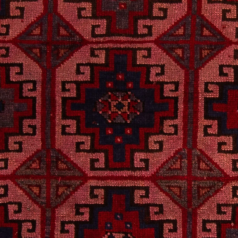 Orientteppich 104 x 131 cm - hellrot