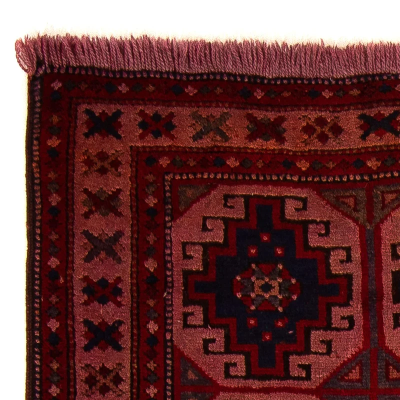 Orientteppich 104 x 131 cm - hellrot