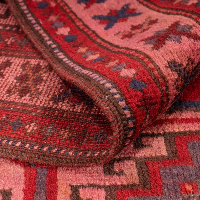 Orientteppich 104 x 131 cm - hellrot