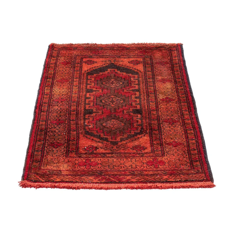 Orientteppich 70 x 103 cm - dunkelrot