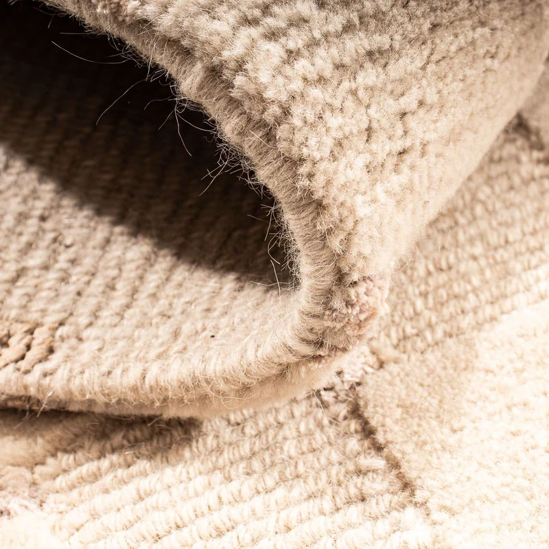 Nepal Teppich 60 x 90 cm - beige