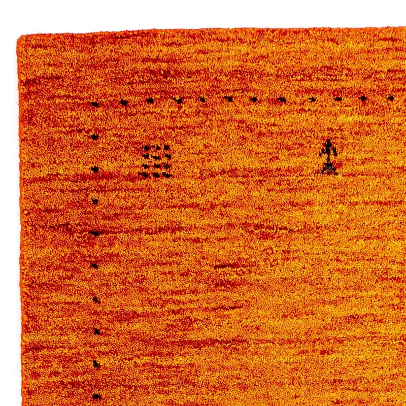 Gabbeh Teppich - Loribaft Indus 70 x 133 cm - orange
