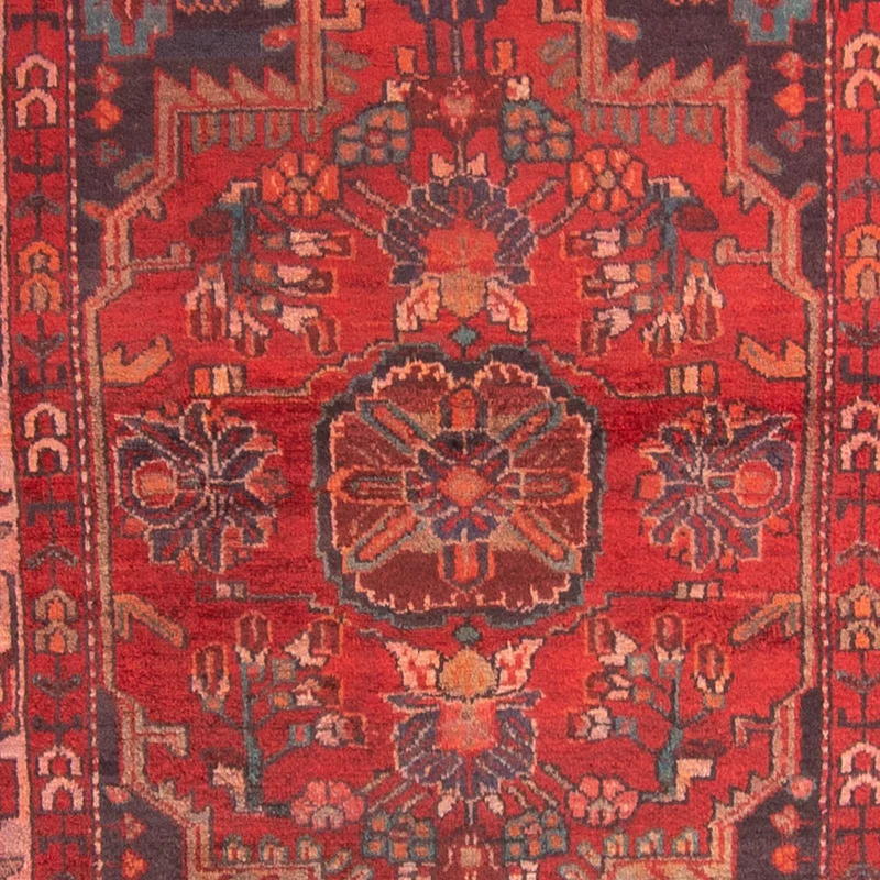 Orientteppich 112 x 174 cm - dunkelrot
