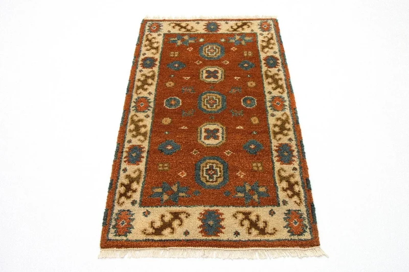 Orientteppich 63 x 119 cm - orange