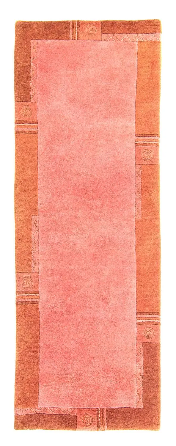 Nepal Teppich 81 x 231 cm - rosa
