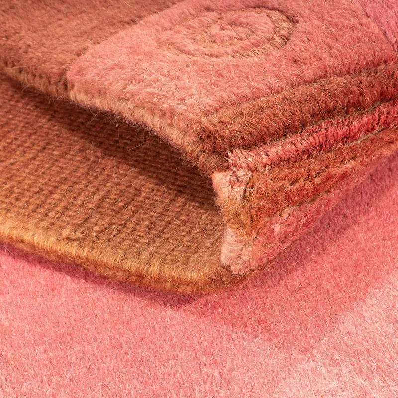 Nepal Teppich 81 x 231 cm - rosa