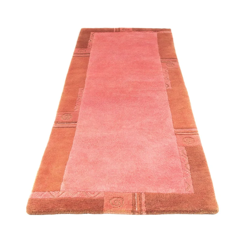 Nepal Teppich 81 x 231 cm - rosa