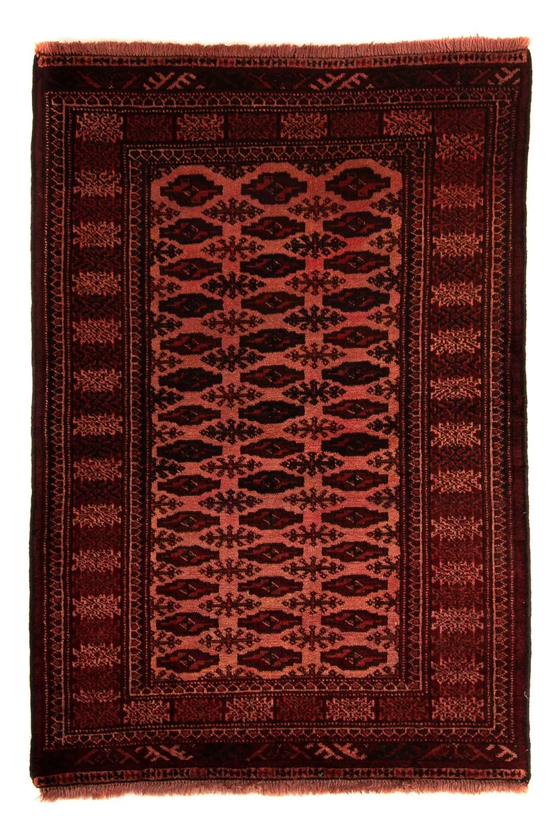 Orientteppich 103 x 150 cm - dunkelrot
