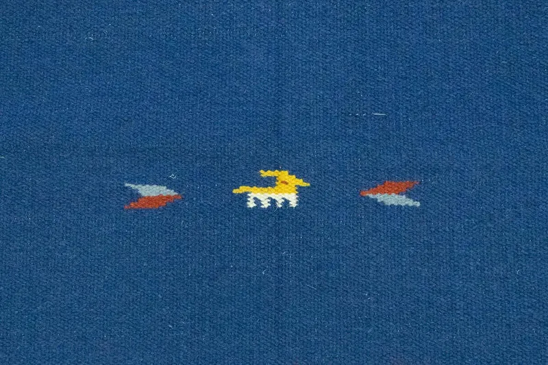 Kelim Teppich - Trendy 120 x 180 cm - blau