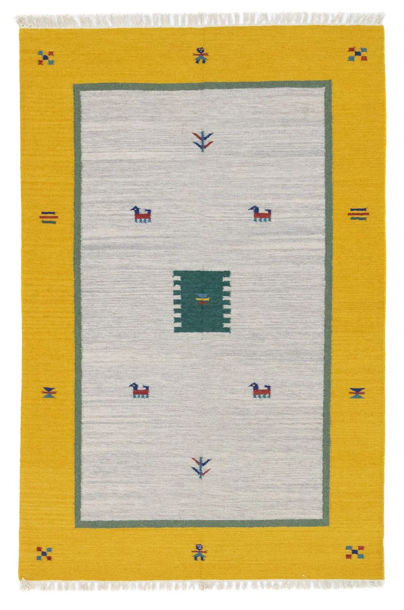 Kelim Modern Teppich 120x180cm - beige