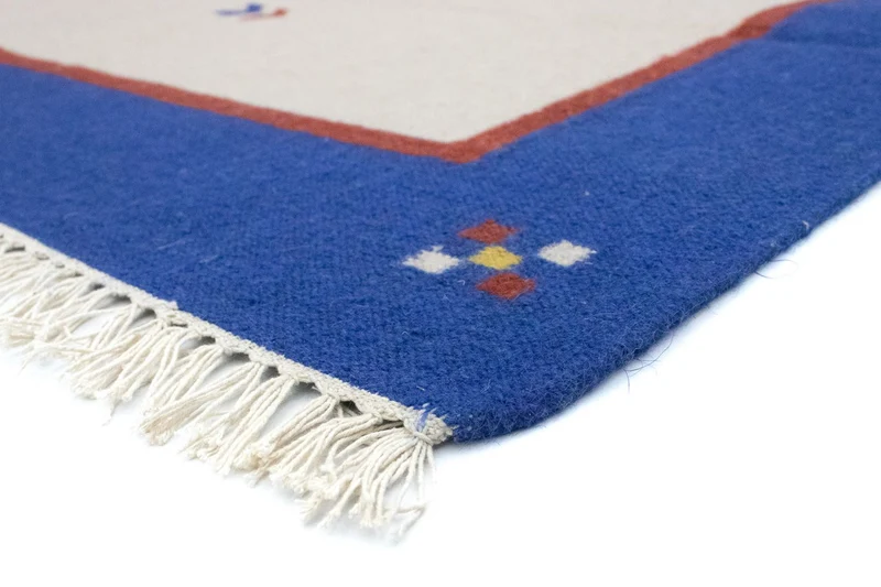 Kelim Teppich - Trendy 120 x 180 cm - beige