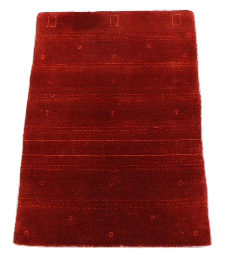 Gabbeh Teppich - Perser 60 x 90 cm - rot