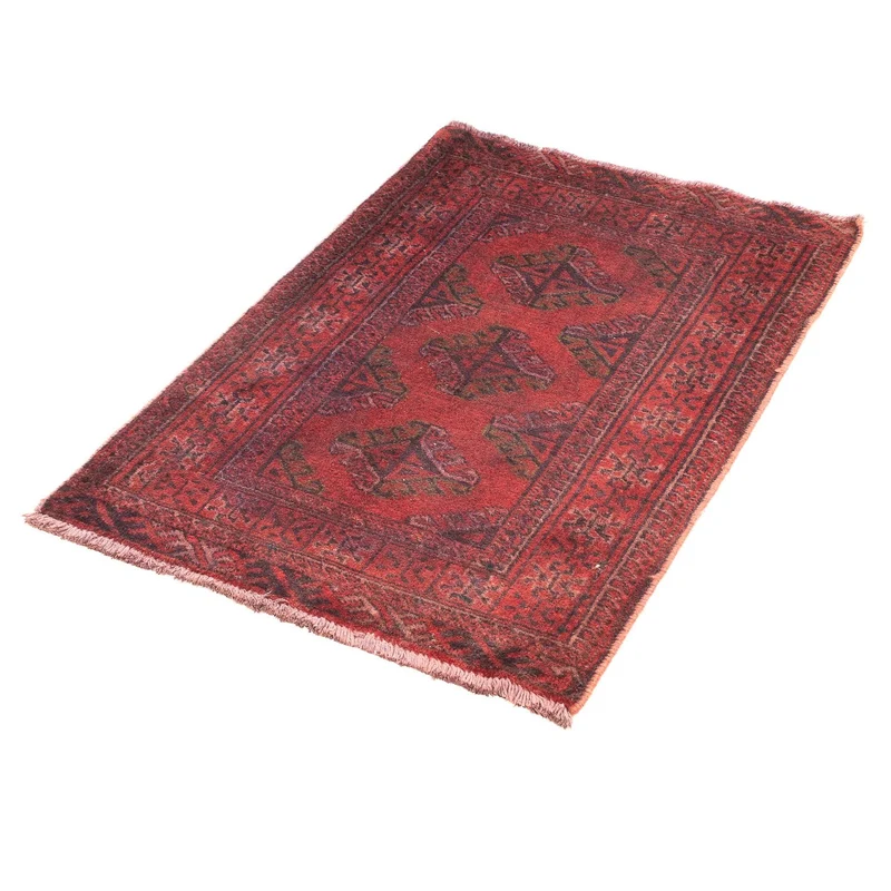 Orientteppich 66 x 84 cm - dunkelrot