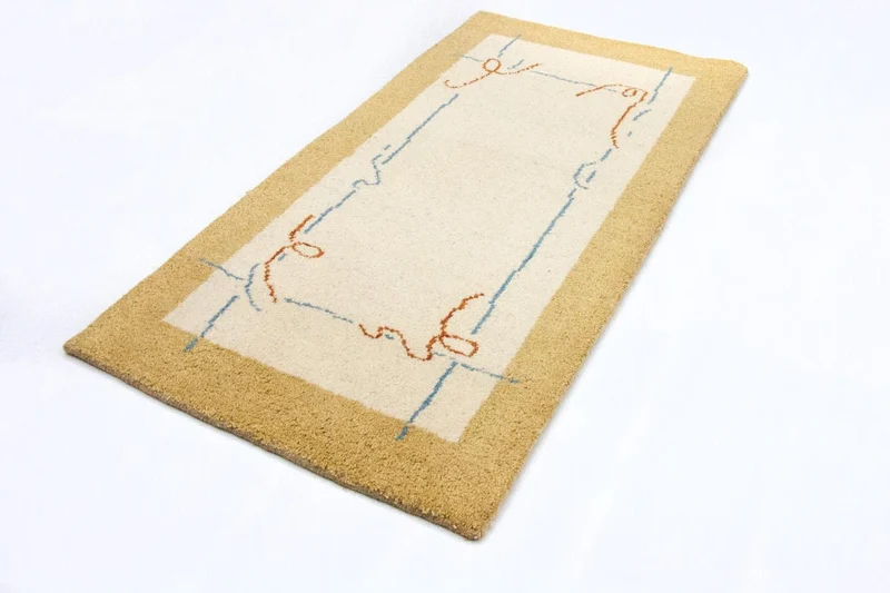 Gabbeh Teppich - Indus 70 x 140 cm - beige