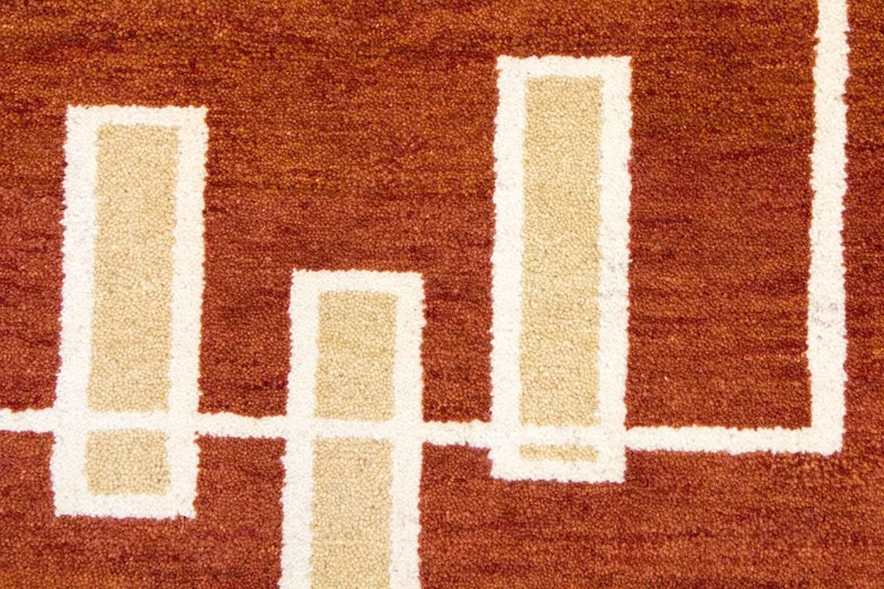 Gabbeh Teppich - Indus 70 x 140 cm - rost