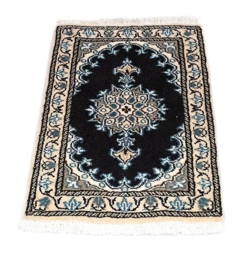 Perserteppich - Nain 40 x 60 cm - blau