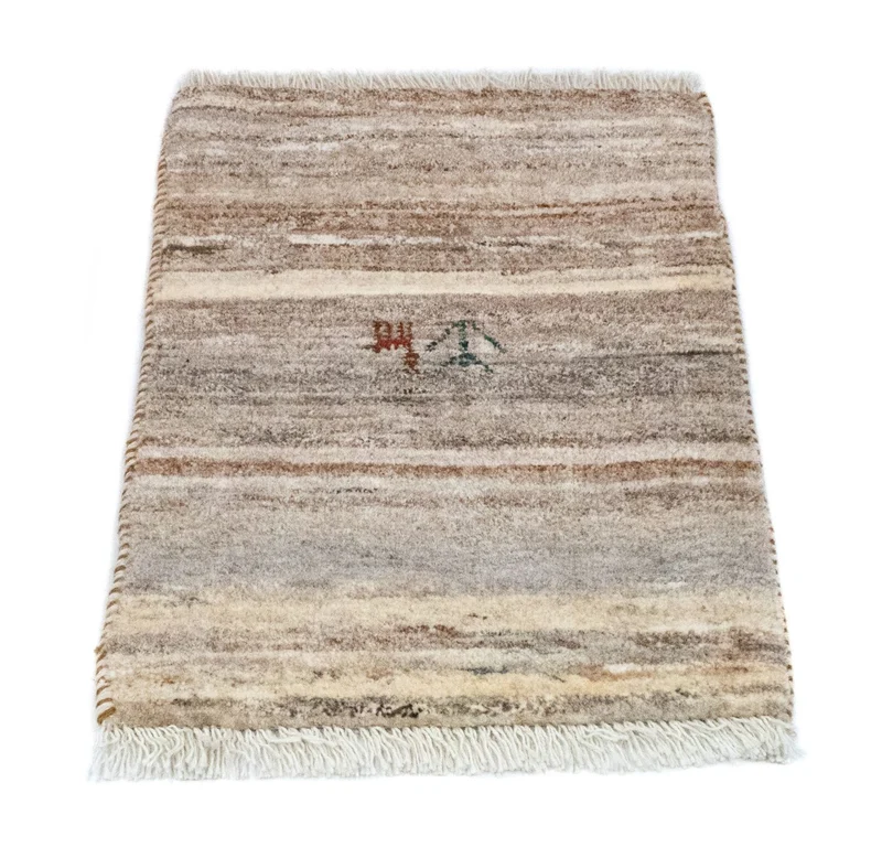 Gabbeh Teppich - Perser 40 x 60 cm - beige
