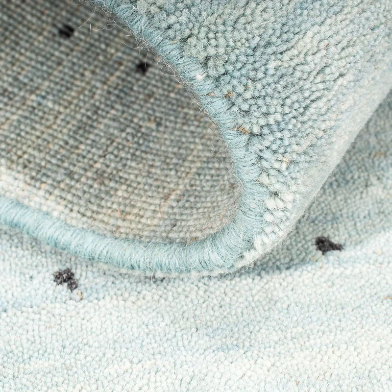 Gabbeh Teppich - Loribaft Indus 65 x 95 cm - hellblau