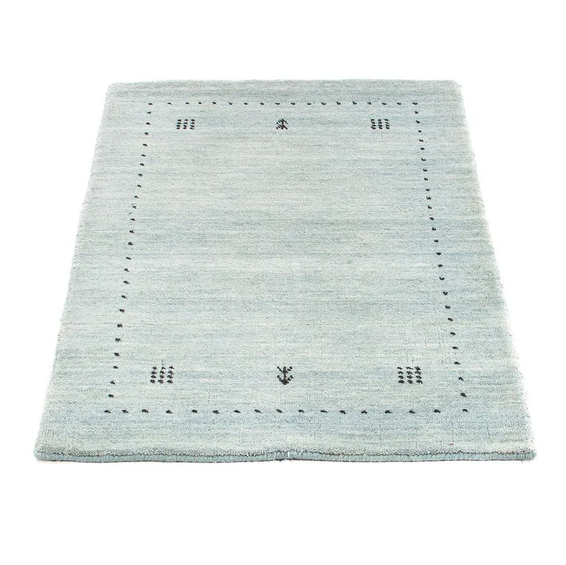 Gabbeh Teppich - Loribaft Indus 65 x 95 cm - hellblau