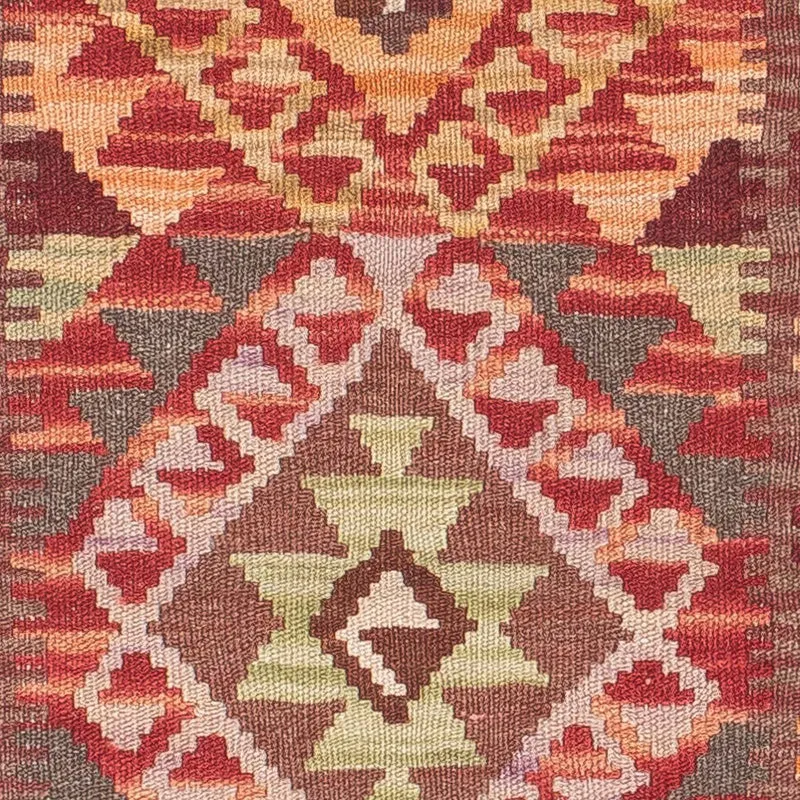 Kelim Teppich - Splash 58 x 183 cm - rot