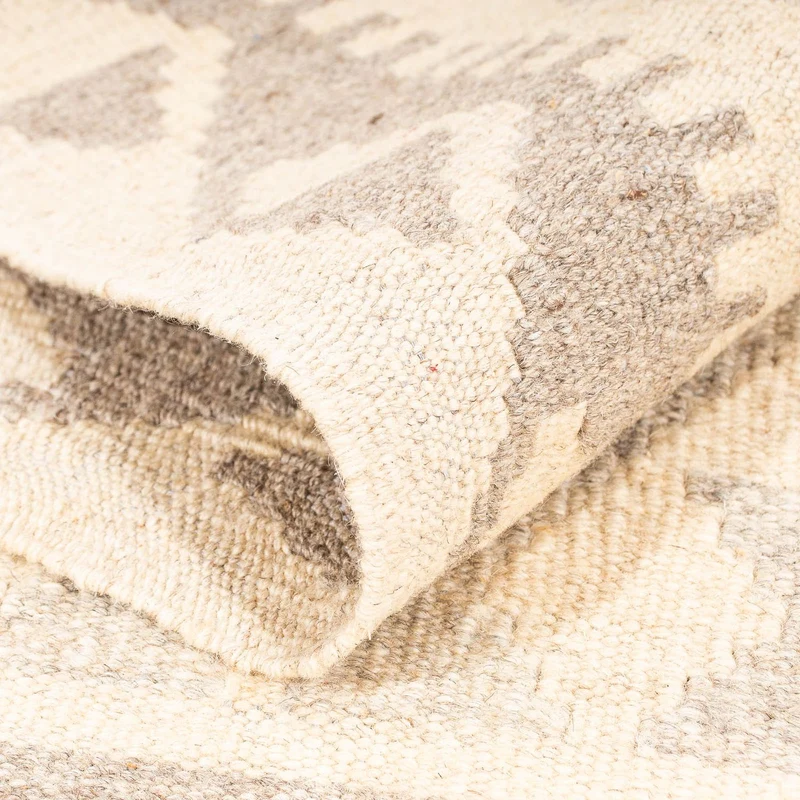 Kelim Teppich - Splash 115 x 182 cm - beige