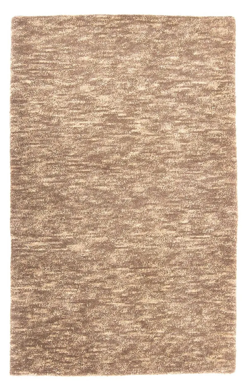 Nepal Teppich 90x160cm - Wollteppich - natur