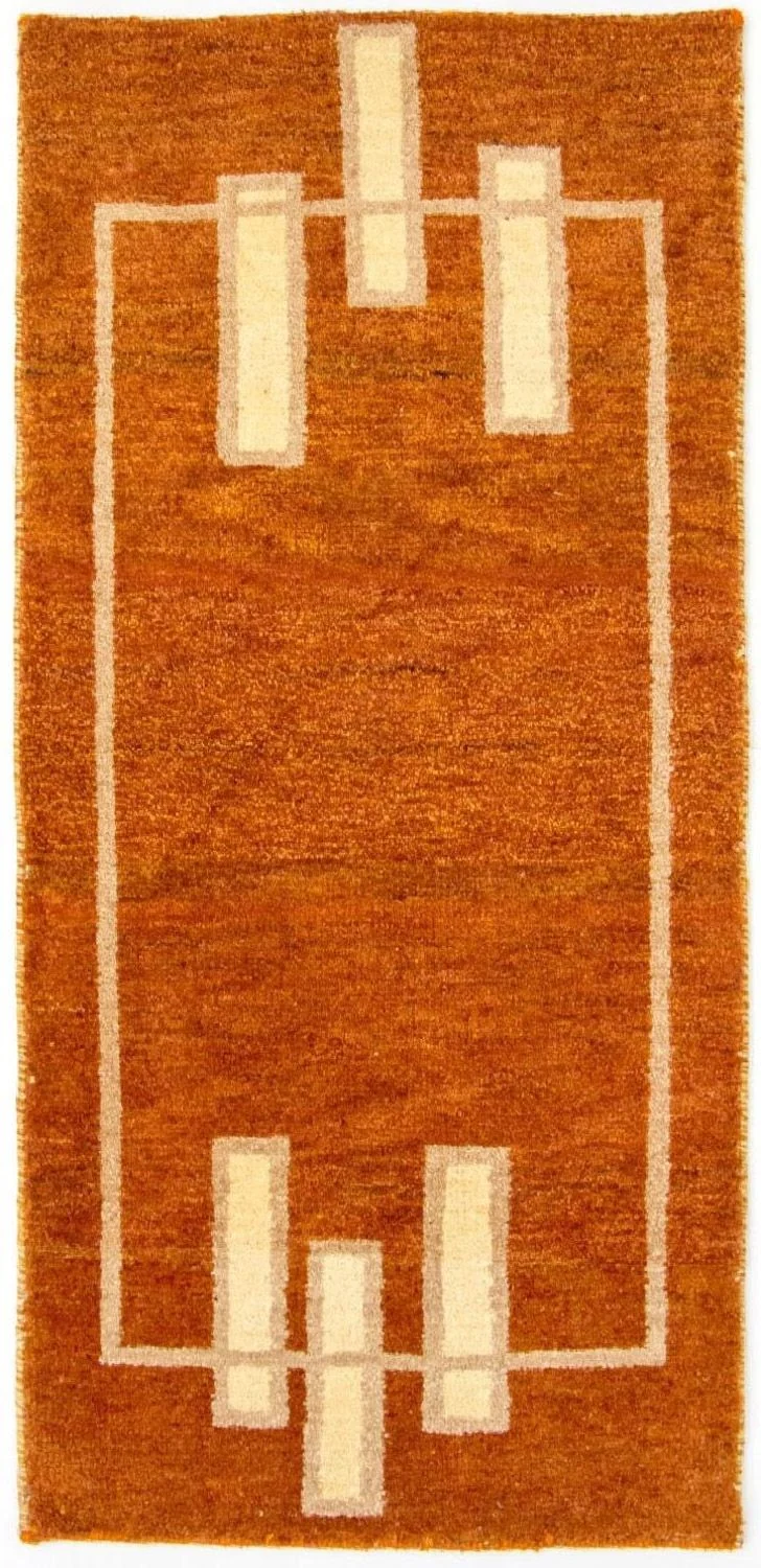 Gabbeh Teppich - Indus 70 x 140 cm - orange