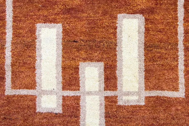 Gabbeh Teppich - Indus 70 x 140 cm - orange