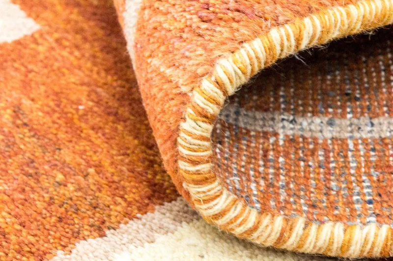 Gabbeh Teppich - Indus 70 x 140 cm - orange