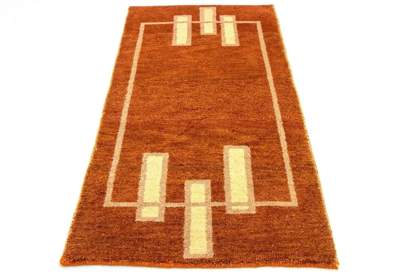Gabbeh Teppich - Indus 70 x 140 cm - orange