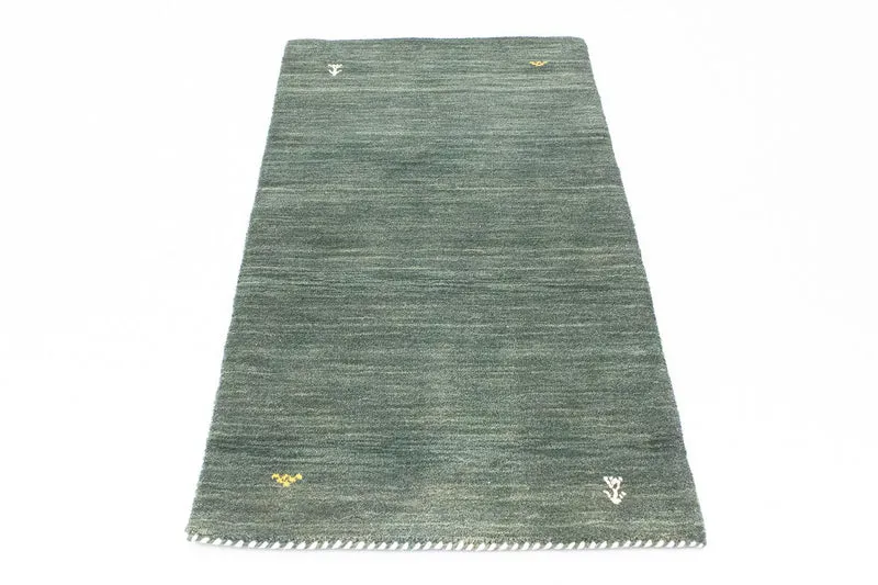 Gabbeh Teppich - Softy 70 x 120 cm - grün