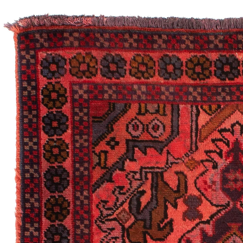 Orientteppich 66 x 100 cm - hellrot
