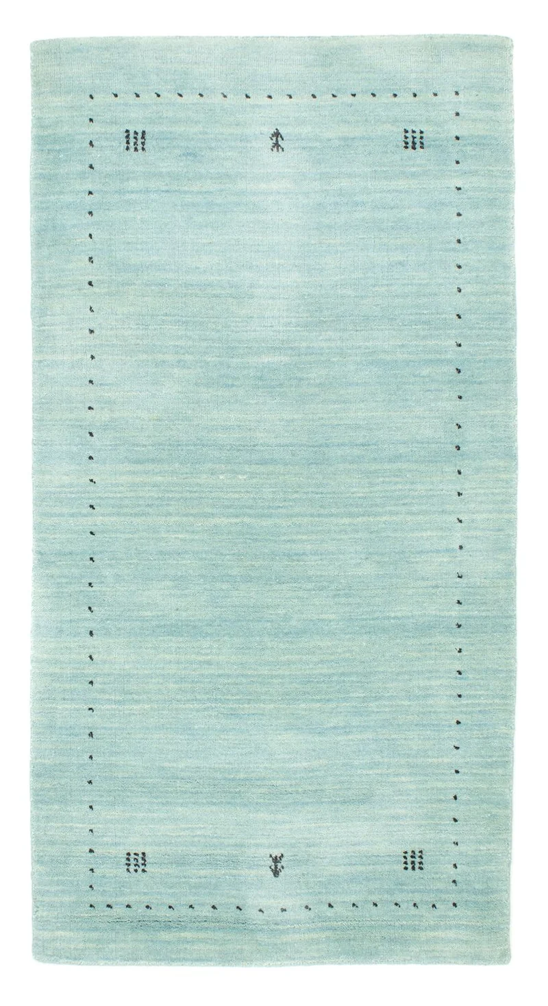Gabbeh Teppich - Softy 73 x 142 cm - hellblau