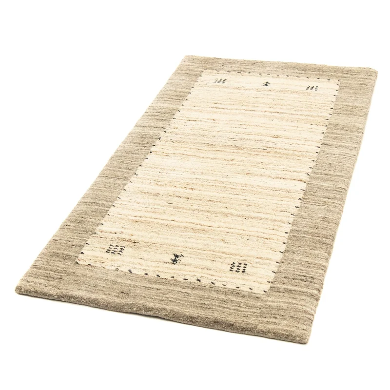Gabbeh Teppich - Softy 70 x 142 cm - natur