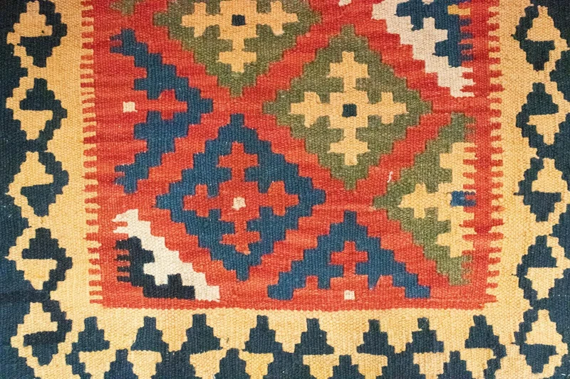 Kelim Teppich - Splash 62 x 90 cm - mehrfarbig