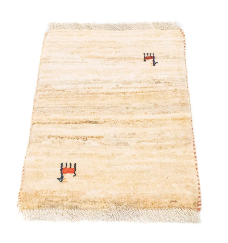 Gabbeh Teppich - Perser 40 x 60 cm - beige