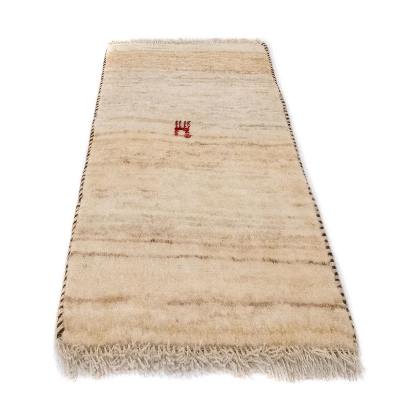 Gabbeh Teppich - Perser 40 x 60 cm - beige