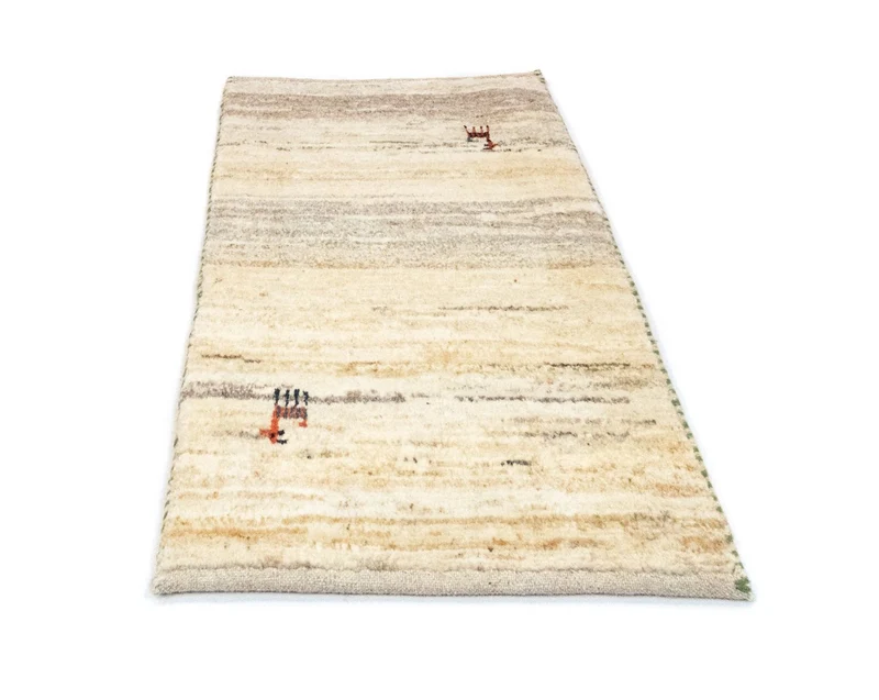 Gabbeh Teppich - Perser 40 x 60 cm - beige