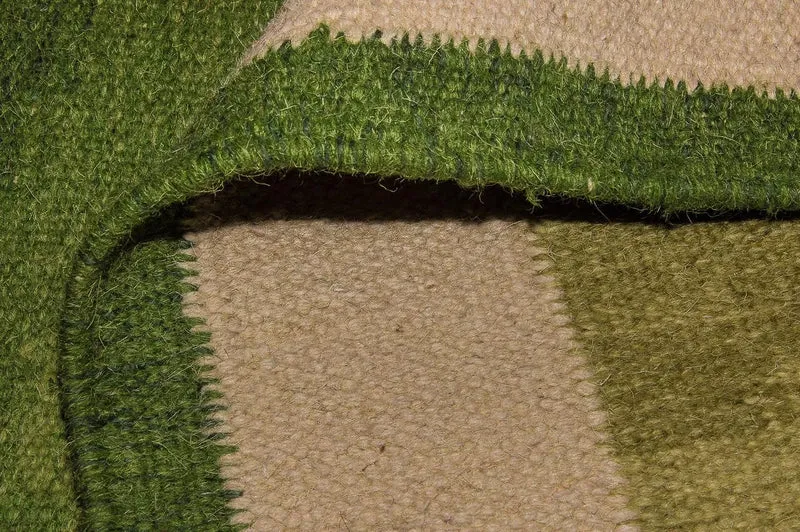 Kelim Teppich - Trendy 80 x 250 cm - grün
