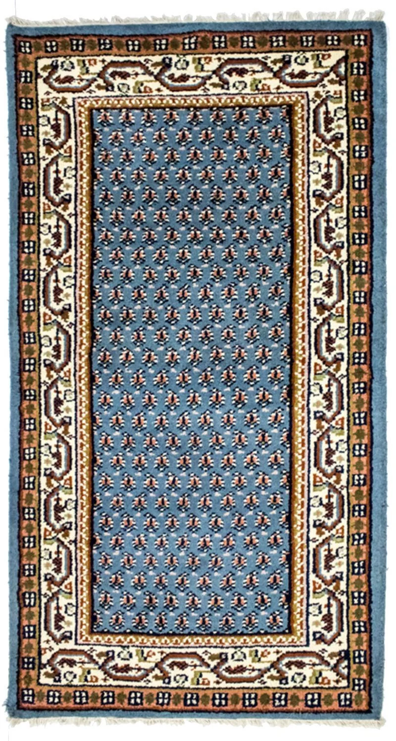 Orientteppich 90 x 160 cm - türkis