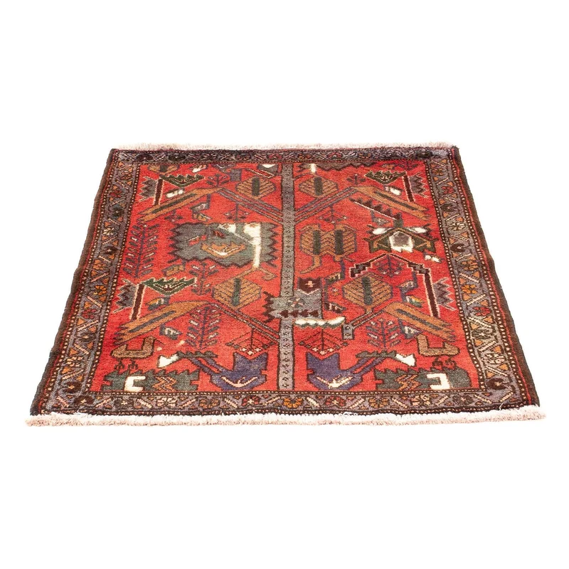 Perserteppich - Nomadic 82 x 99 cm - dunkelrot