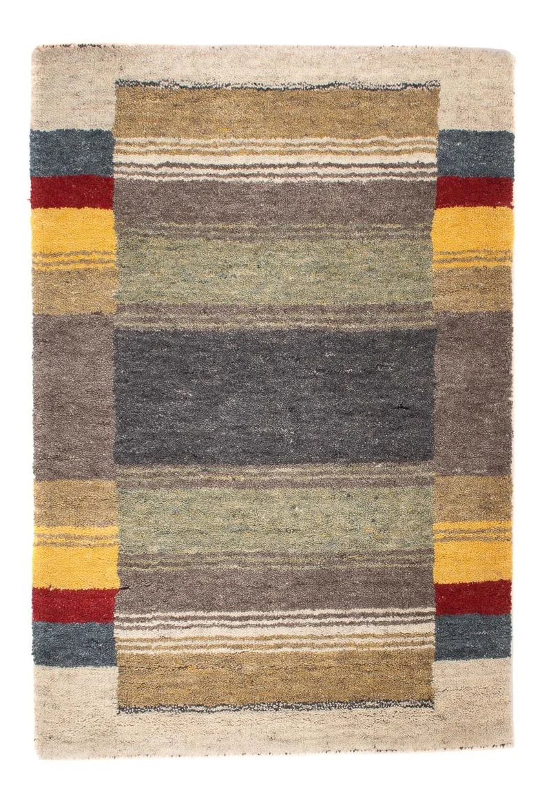 Nepal Teppich 60 x 90 cm - mehrfarbig