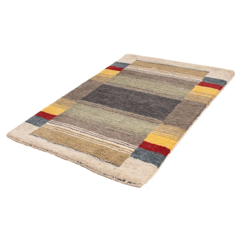 Nepal Teppich 60 x 90 cm - mehrfarbig