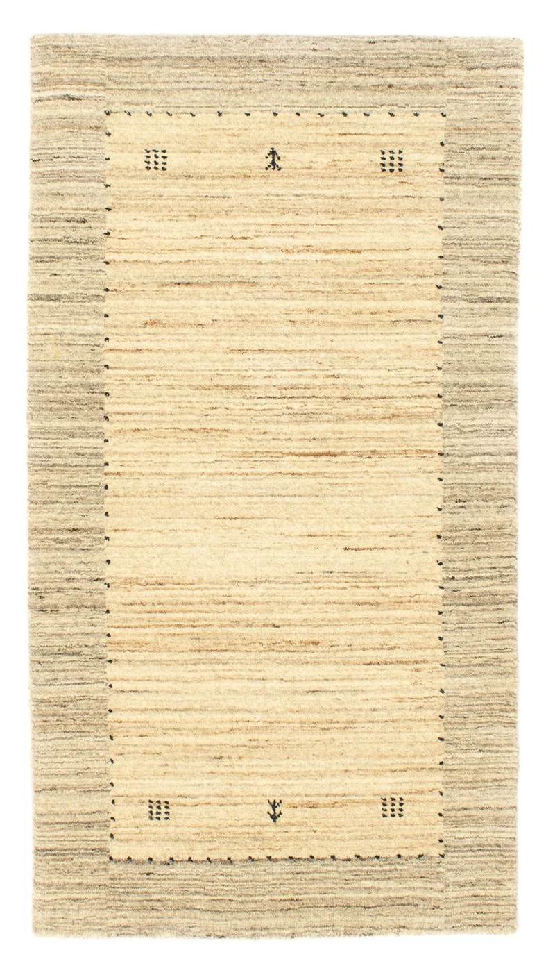 Gabbeh Teppich - Softy 72 x 139 cm - natur