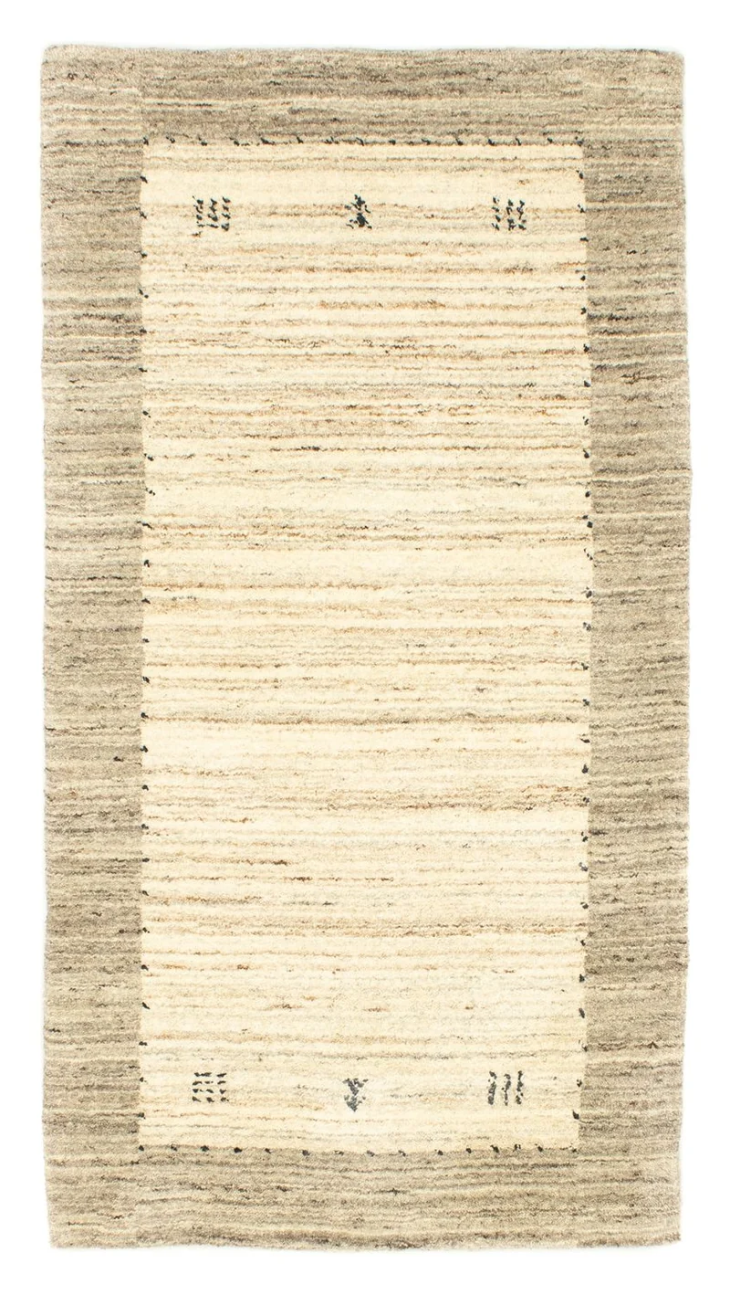 Gabbeh Teppich - Softy 71 x 141 cm - natur