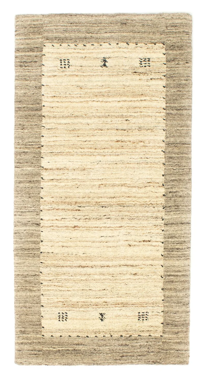 Gabbeh Teppich - Softy 70 x 142 cm - natur