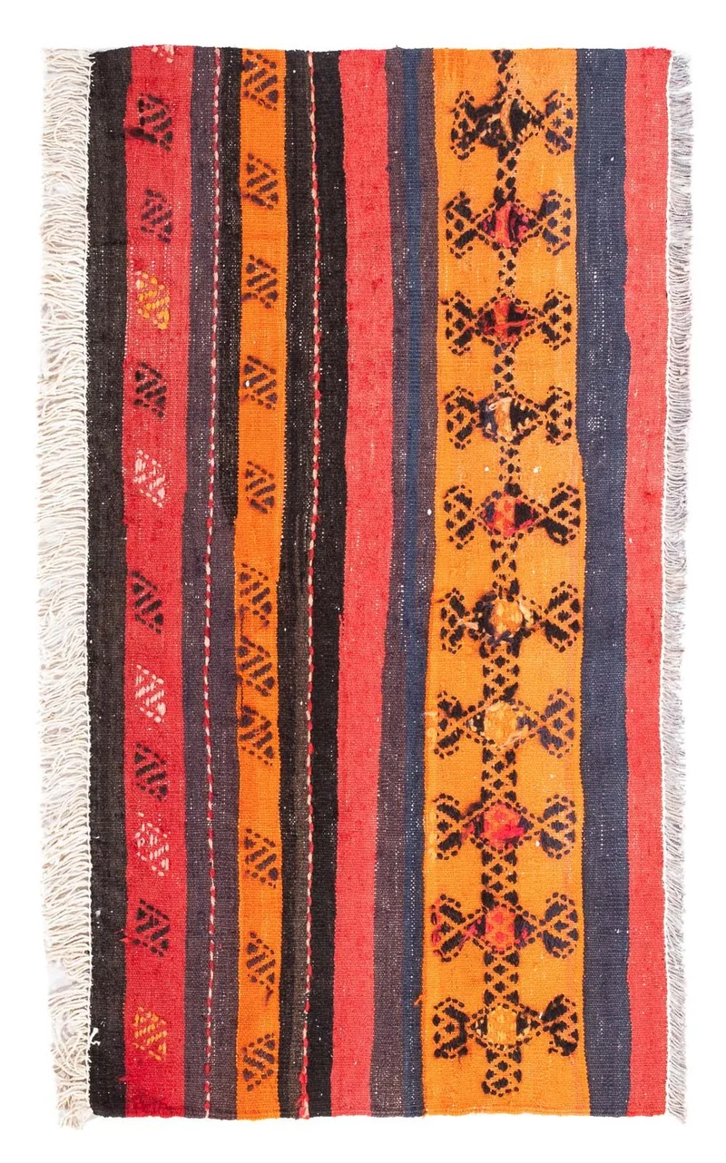 Kelim Teppich - Old 60 x 100 cm - mehrfarbig