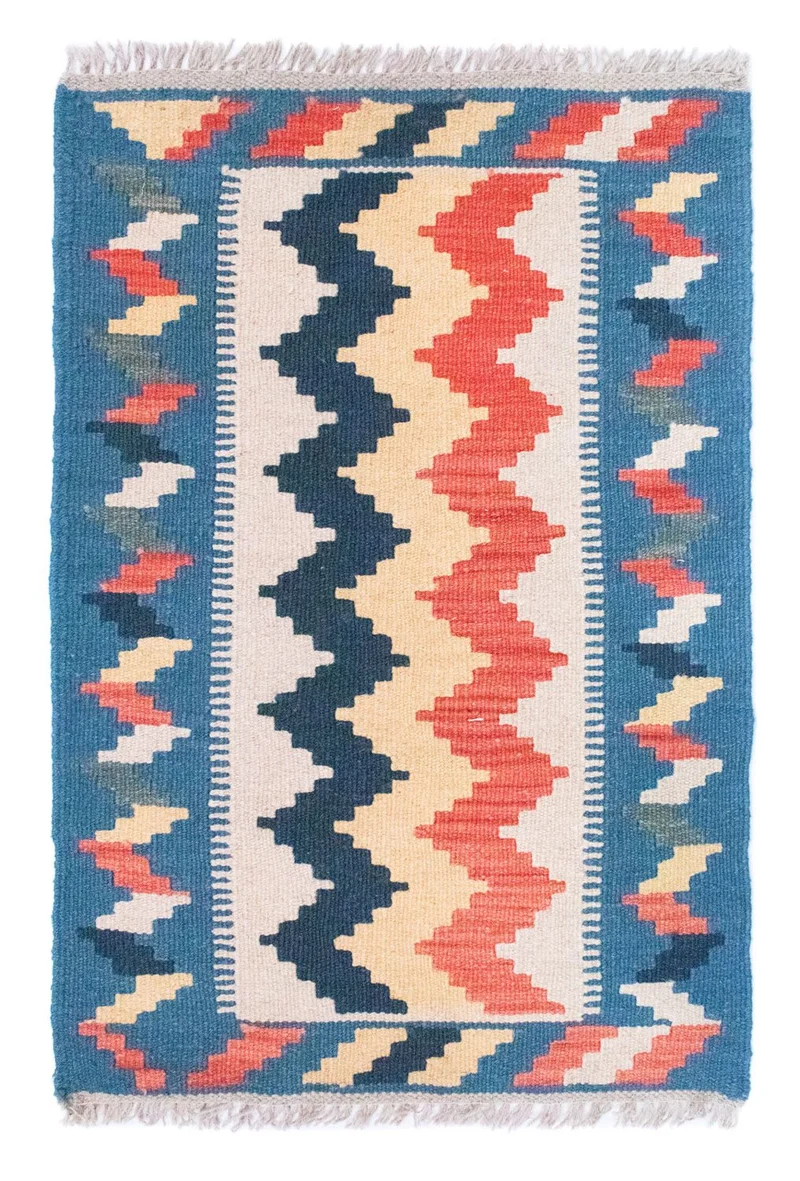 Kelim Teppich - Splash 61 x 91 cm - mehrfarbig