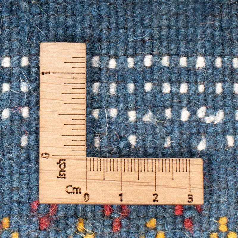 Gabbeh Teppich - Loribaft Softy - 60 x 90 cm - blau