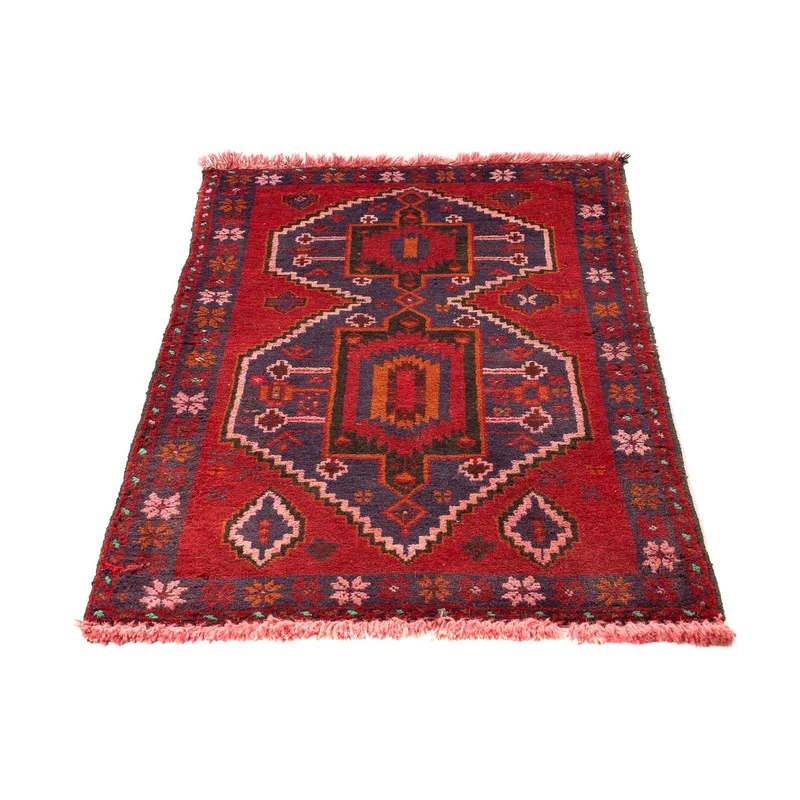 Orientteppich 87 x 125 cm - dunkelrot